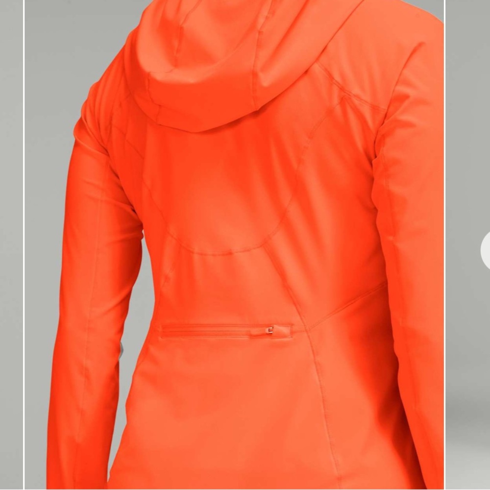 Lululemon Mist over Windbreaker, Highlight Orange jacket size 6 - Picture 4 of 11